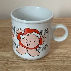 Vintage 1984 Ziggy “Joy to the World” Christmas Mug American Greetings